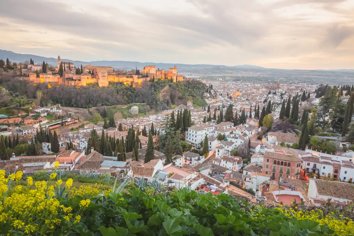 The Alhambra seen from the Albaicín in Granada