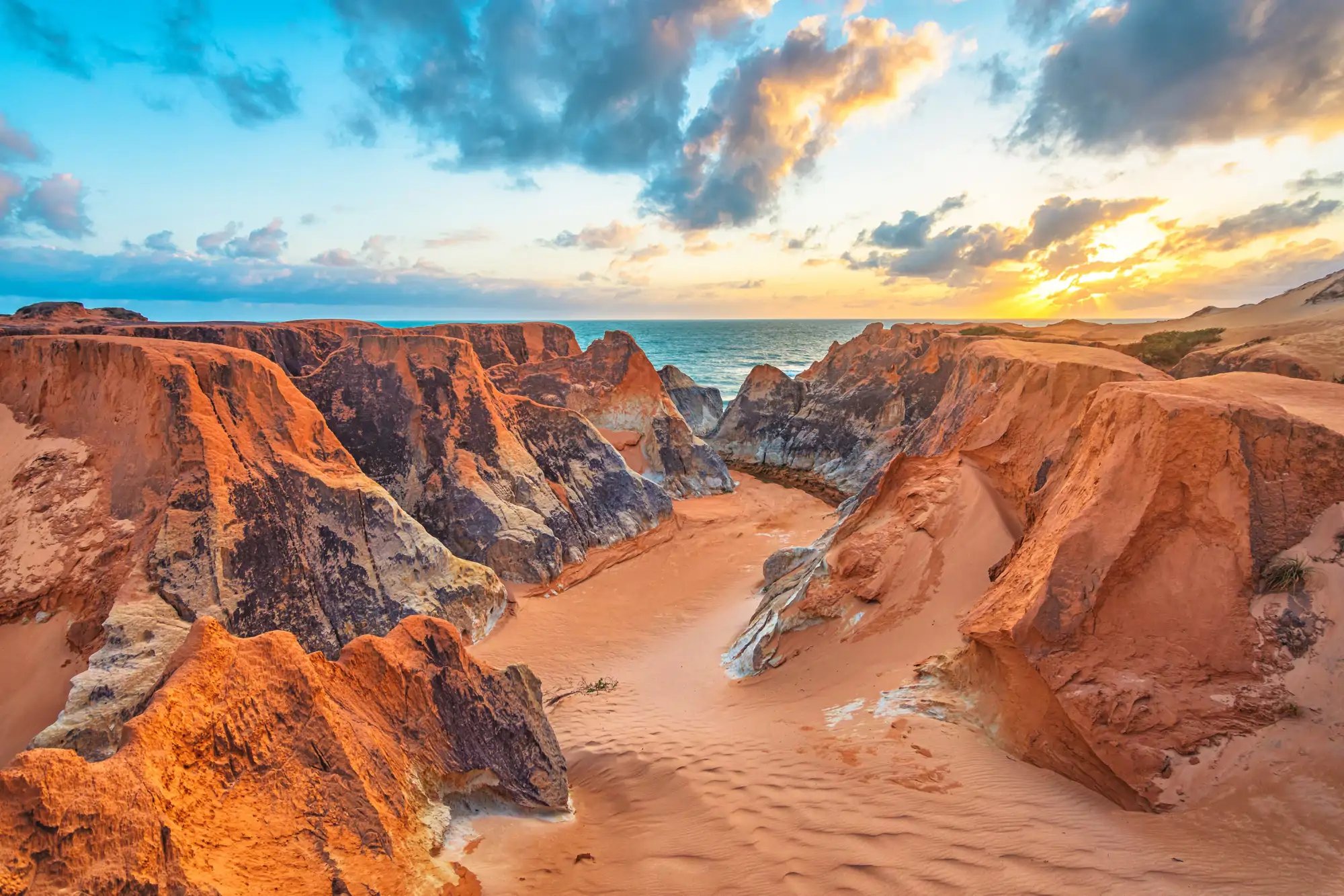 Playa de Falésia, Olhos de Água (Portugal)