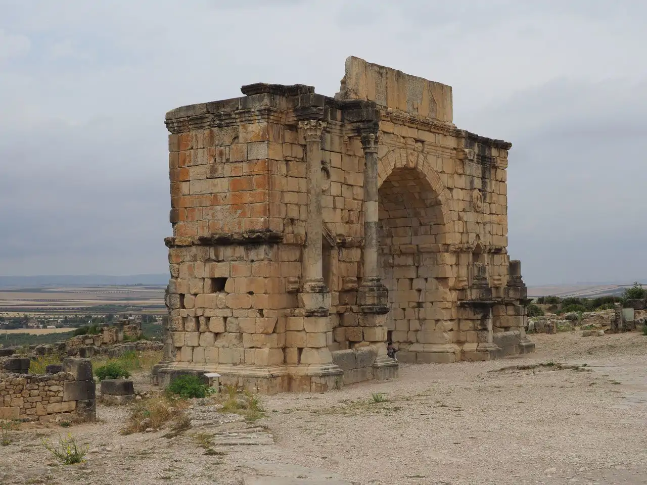   El Arco de Volubilis, la herencia romana