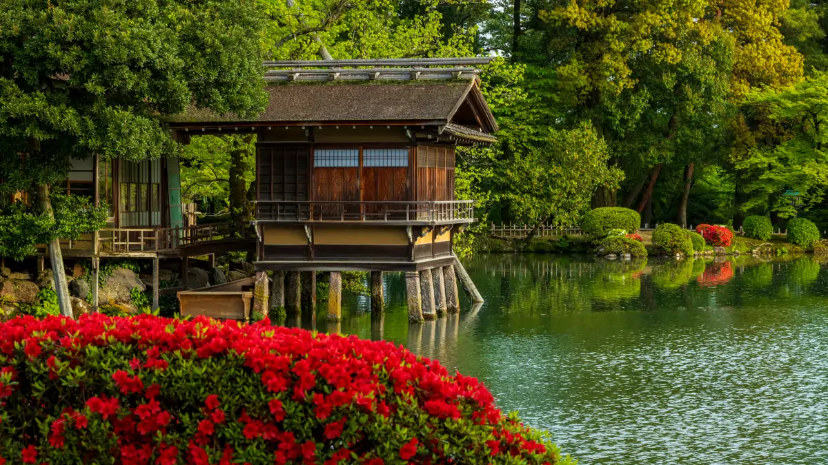 Foto de los jardines de Kenroku-en